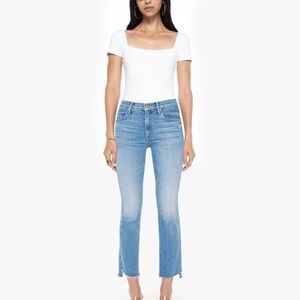 MOTHER Insider Crop Step Fray Jeans
